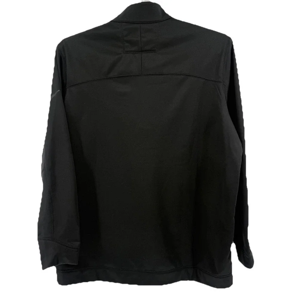 Nike Golf Mens 1/4 Zip Long Sleeve Pullover Shirt Black XL Sea Palms Resort